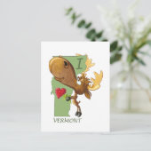 I Heart Vermont Postcard Postkarte (Stehend Vorderseite)