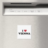 I Heart Vienna Austria Magnet (In Situ (Geschirrspüler))