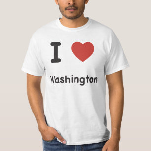 I Heart Washington - Baby T - Shirt