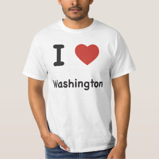 I Heart Washington - Baby T - Shirt