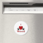 I Heart Weed Magnet (In Situ (Geschirrspüler))