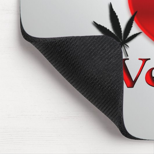 I Heart Weed Mousepad (Ecke)