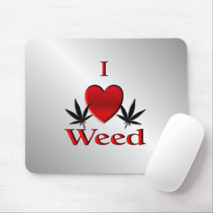 I Heart Weed Mousepad
