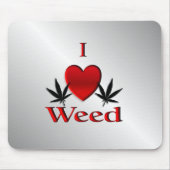 I Heart Weed Mousepad (Vorne)