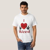 I Heart Weed T-Shirt (Vorne ganz)