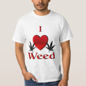 I Heart Weed T-Shirt (Vorderseite)