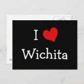 I Heart Wichita Postkarte (Vorne/Hinten)