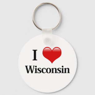 I Heart Wisconsin Schlüsselanhänger