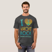 I Heart Yacht Rock Drinking  Maritime  Party T-Shirt (Vorne ganz)