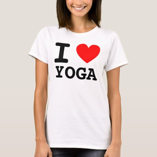 I Heart YOGA Shirt (Vorderseite)