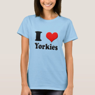 I Heart Yorkies T-Shirt