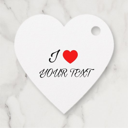 I heart your text geschenkanhänger (Rückseite)