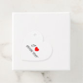 I heart your text geschenkanhänger (Beispiel)