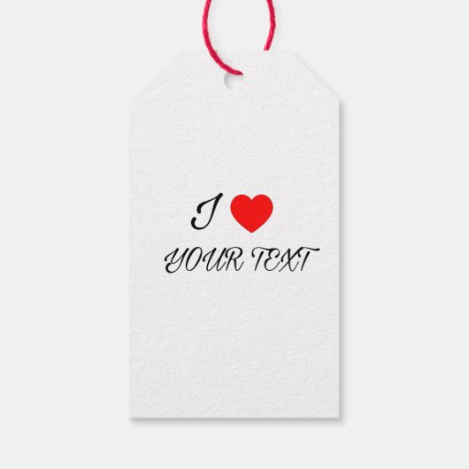 I heart your text geschenkanhänger (Rückseite)