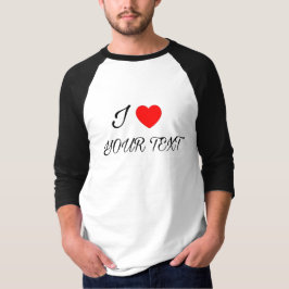 I heart Your text T-Shirt