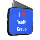 I Heart Youth Group Electronics Bag Laptopschutzhülle (Vorne Rechts)