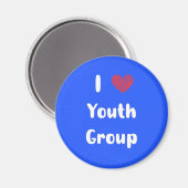 I Heart Youth Group Magnet (Vorderseite/Rückseite)