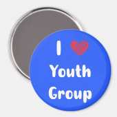 I Heart Youth Group Magnet (Vorderseite/Rückseite)
