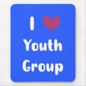 I Heart Youth Group Mousepad (Vorne)