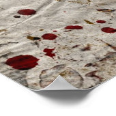 I Heart Zombies Poster (Ecke)