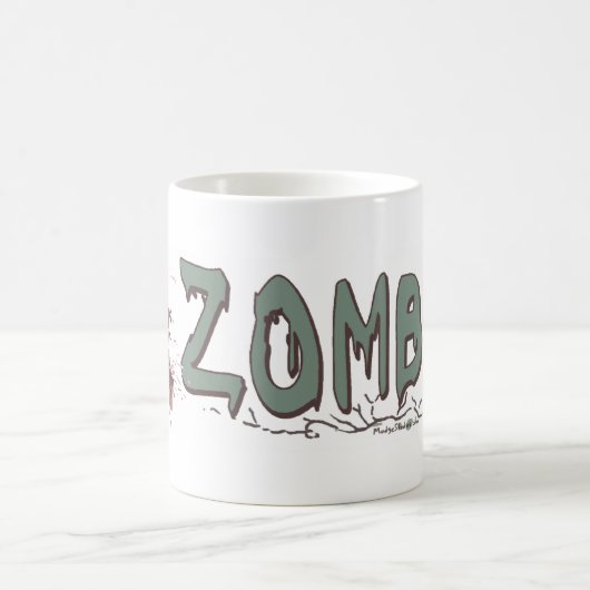 I Heart Zombies von Mudge Studios Kaffeetasse (Mittel)
