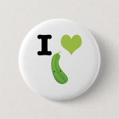 I Heart Zucchini Button (Vorderseite)