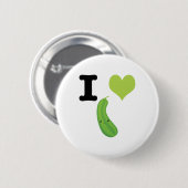 I Heart Zucchini Button (Vorne & Hinten)