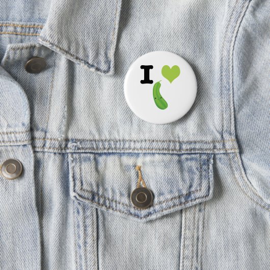 I Heart Zucchini Button (Beispiel)