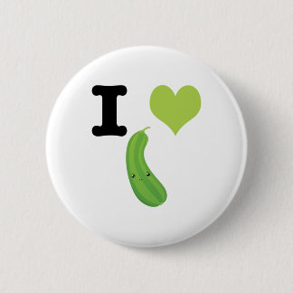 I Heart Zucchini Button
