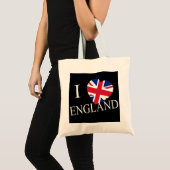 I Heartflag England wt btcent Tragetasche (Vorderseite (Produkt))