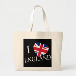 I Heartflag England wt jtcc Jumbo Stoffbeutel