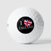I Heartflag England wt ssf gbcnt Golfball (Vorderseite)