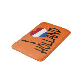 I Heartflag Holland bk on or bmcnt Badematte (Schrägansicht)