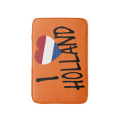 I Heartflag Holland bk on or bmcnt Badematte (Vorderseite Vertikal)