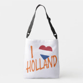 I Heartflag Holland oder auf wt cbcnt Tragetaschen Mit Langen Trägern (Rückseite)