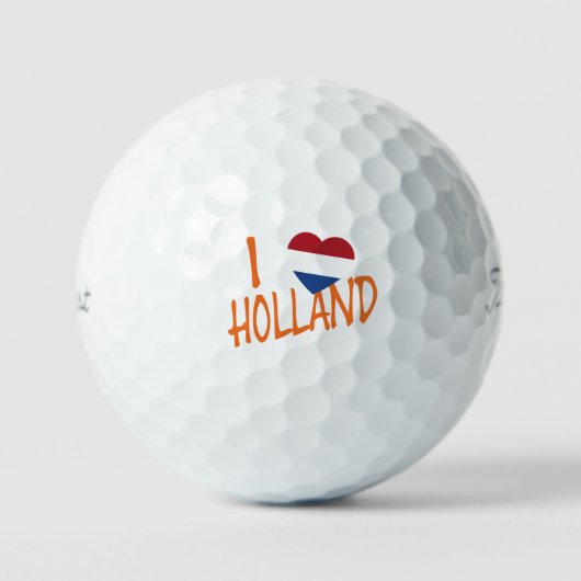 I Heartflag Holland oder auf wt tpv1 gbcnt Golfball (Vorderseite)