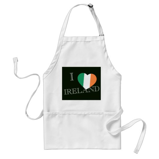 I Heartflag ireland aprcn Schürze (Vorne)