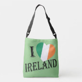 I Heartflag Ireland bk cbcnt Tragetaschen Mit Langen Trägern (Rückseite)