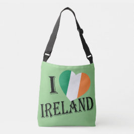 I Heartflag Ireland bk cbcnt Tragetaschen Mit Langen Trägern