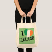 I Heartflag Ireland bk gtcnt Tragetasche (Vorderseite (Produkt))