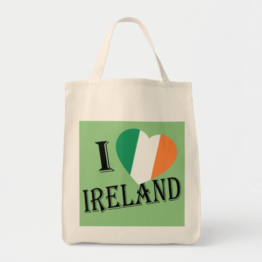 I Heartflag Ireland bk gtcnt Tragetasche (Vorne)
