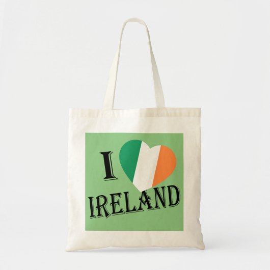 I Heartflag Ireland btcnt Tragetasche (Vorne)