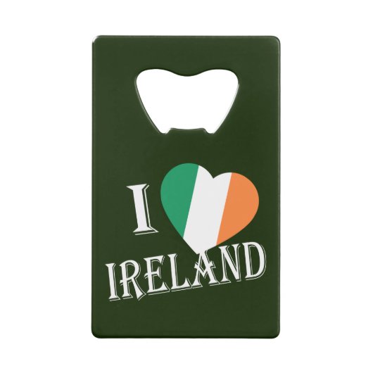 I Heartflag Ireland wt bocnt Geldbeutel Flaschenöffner (Vorderseite)