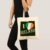 I Heartflag Ireland wt btcent Tragetasche (Vorderseite (Produkt))