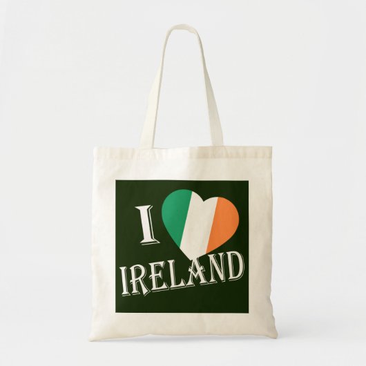 I Heartflag Ireland wt btcent Tragetasche (Vorne)