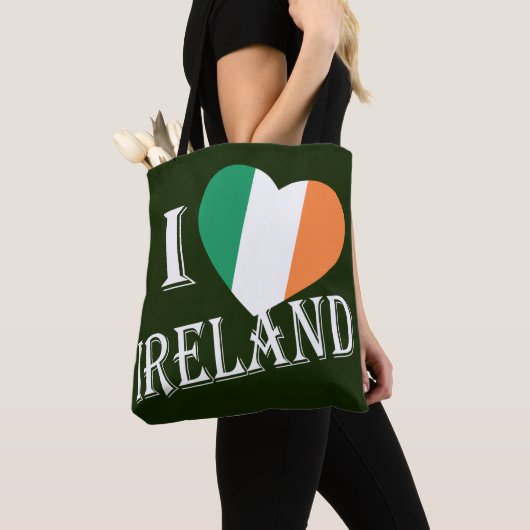 I Heartflag Ireland wt stcent Tasche (Von Nahem)