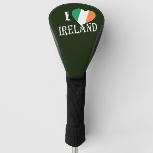 I Heartflag Ireland wt tcc Golf Headcover (Vorderseite)