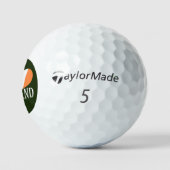 I Heartflag Ireland wt tmtp5 gbcnt Golfball (Logo)
