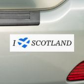I Heartflag Scotland bk bscnt Autoaufkleber (Auf Auto)