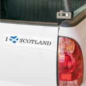 I Heartflag Scotland bk bscnt Autoaufkleber (Auf Lkw)